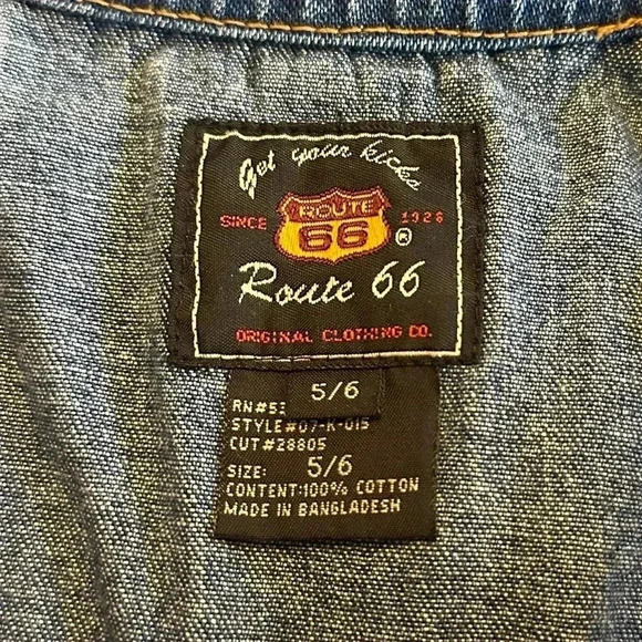 Route 66 | 90’s Vintage Overall Style Denim Maxi Dress - Picture 3 of 8